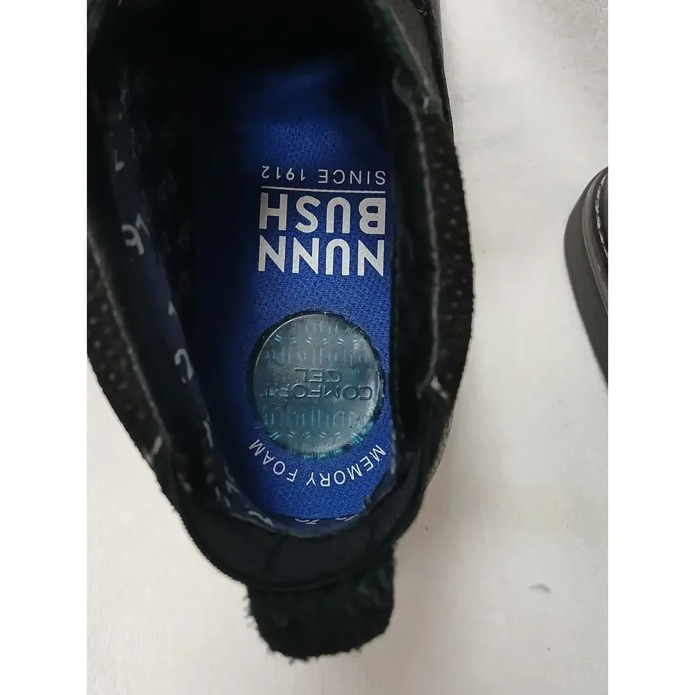 Nunn Bush Bayridge Plain Toe Chukka Boot Sz 10W Black Leather Tumbled‎ 84928-001